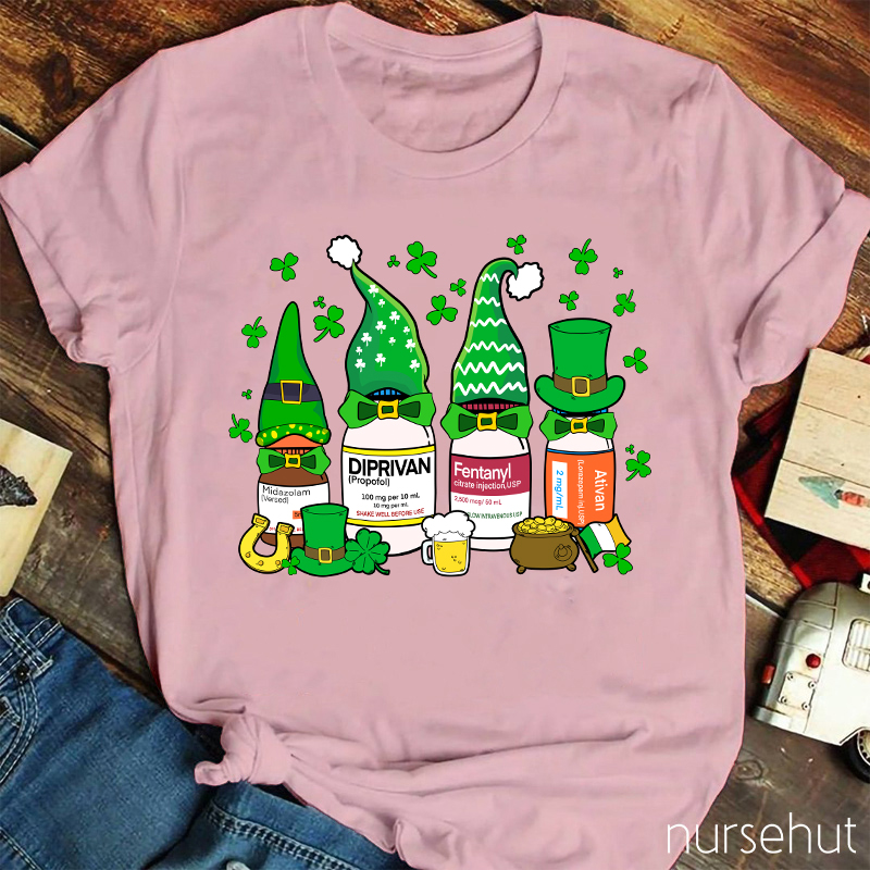 Happy St. Patrick's Day Nurse T-Shirt
