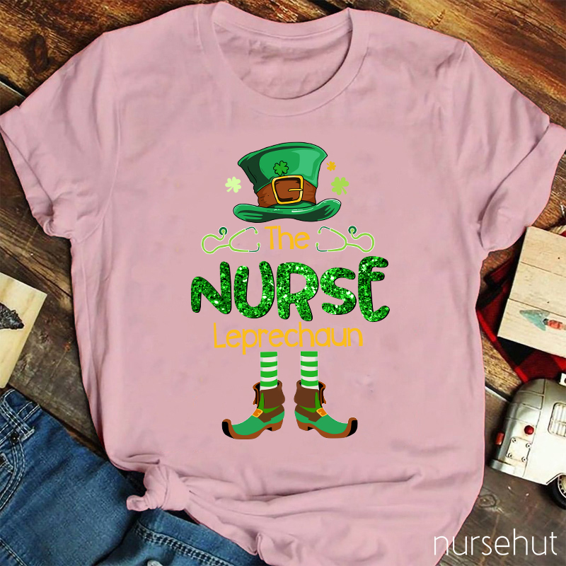 The Nurse Leprechaun Nurse T-Shirt