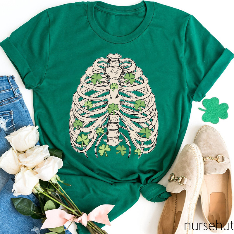 Clover And Ribs Nurse T-Shirt
