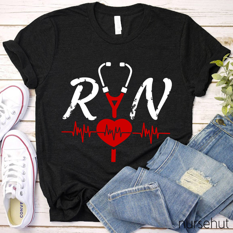 RN Nurse Stethoscope Nurse T-Shirt