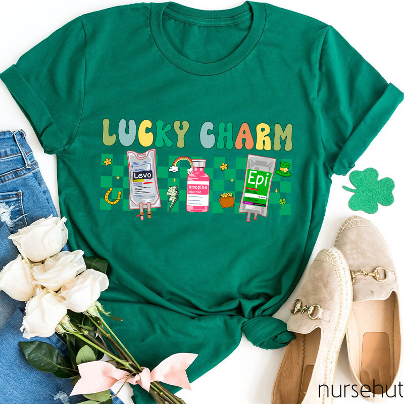 These Are My Lucky Charm Nurse T-Shirt