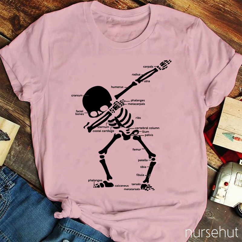 Deb Skeleton Nurse T-Shirt
