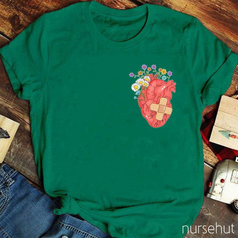 Take Care Of Your Heart Nurse T-Shirt