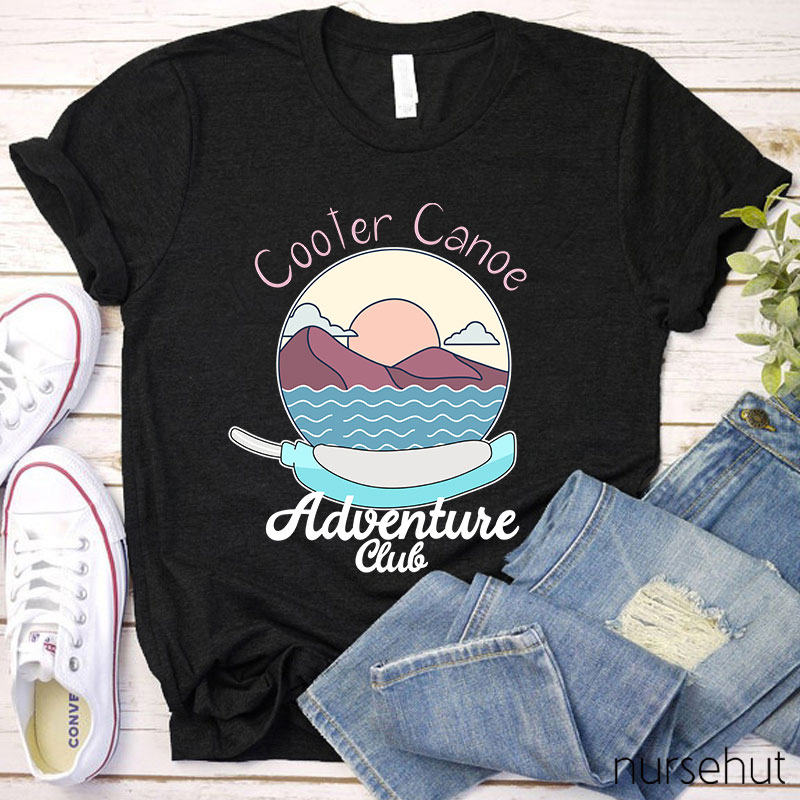 Cooter Canoe Adventure Club Nurse T-Shirt