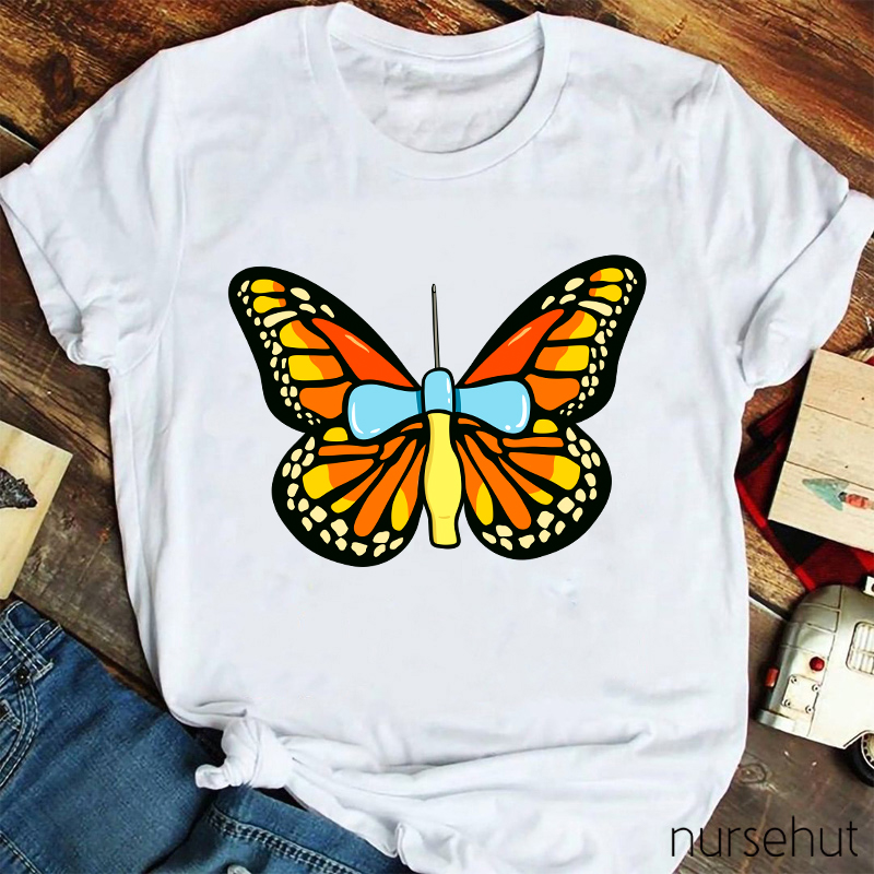 It's Just Like A Butterfly Nurse T-Shirt