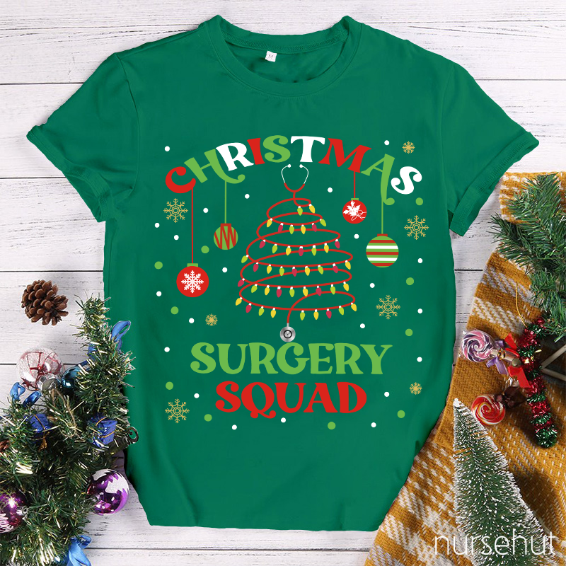 Christmas Surgery Squad Nurse T-Shirt