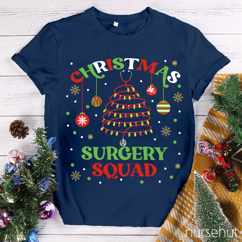Christmas Surgery Squad Nurse T-Shirt
