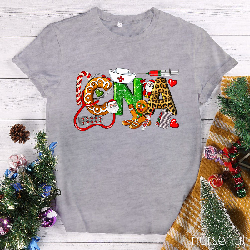 CNA We Deserve A Wonderful Christmas Nurse T-Shirt