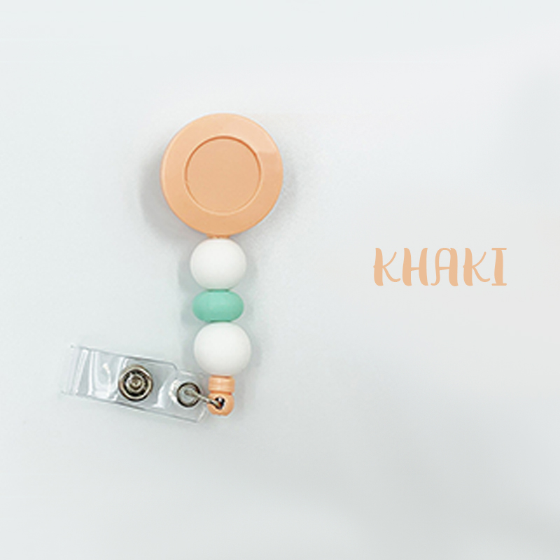 Colorful Beaded Nurse Badge Reel