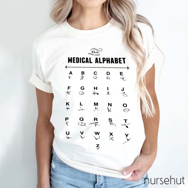 Medical Alphabet Nurse T-Shirt