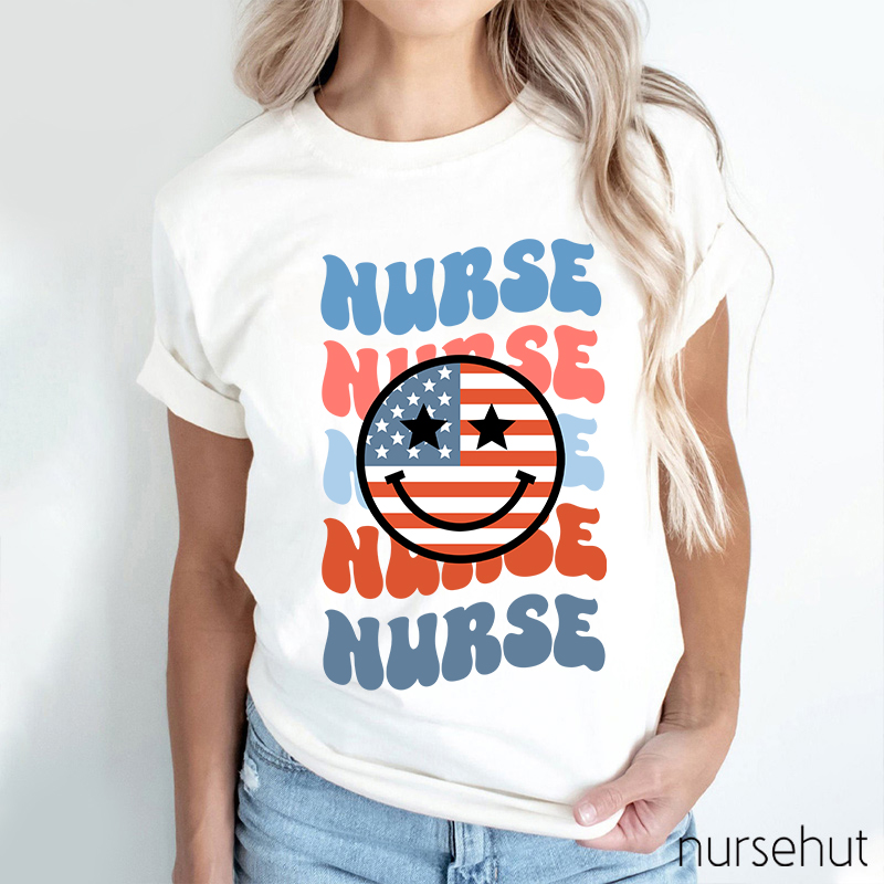 The Fourth Of July Nurse T-Shirt