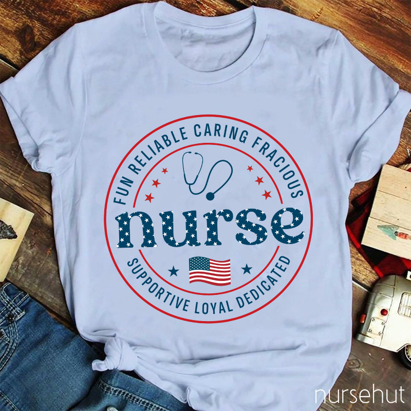 Supportive Loyal Dedicated Nurse T-Shirt