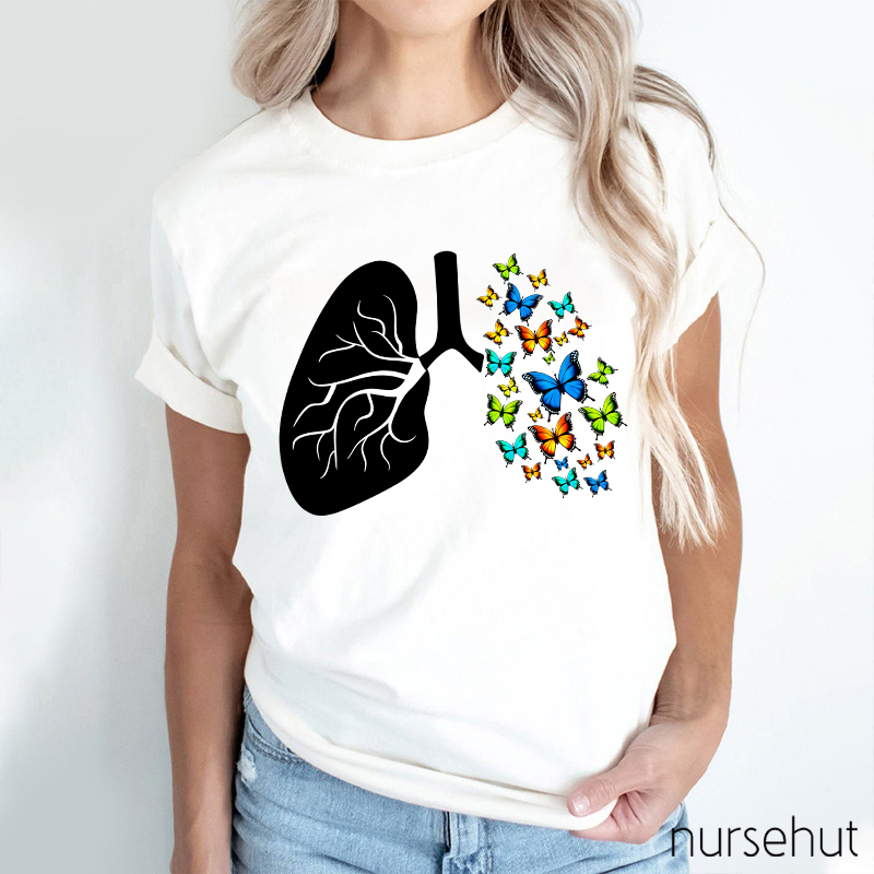 Caring For Lung Health Nurse T-Shirt