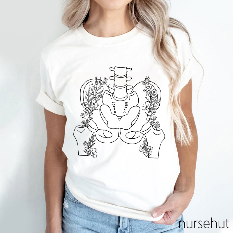 Orthopaedic Flower Nurse T-Shirt