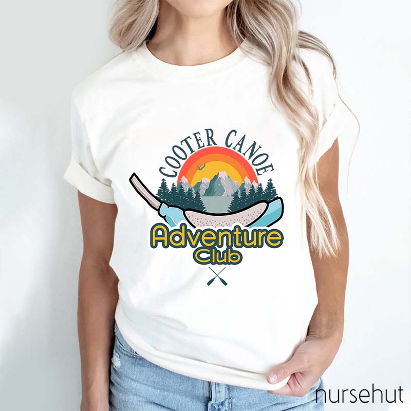 Cooter Canoe Adventure Club Nurse T-Shirt