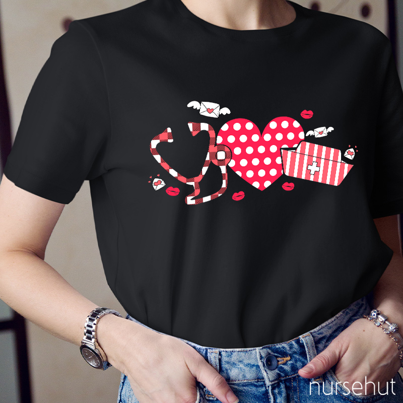 Happy Valentine's Day Nurse T-Shirt