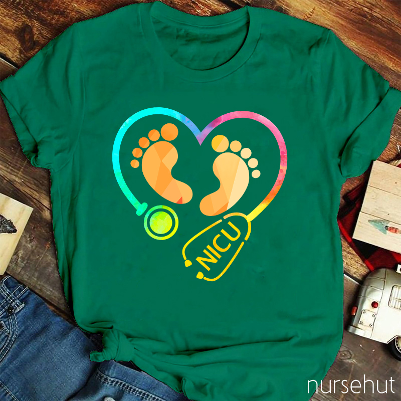 Lovely Baby Feet Nurse T-Shirt