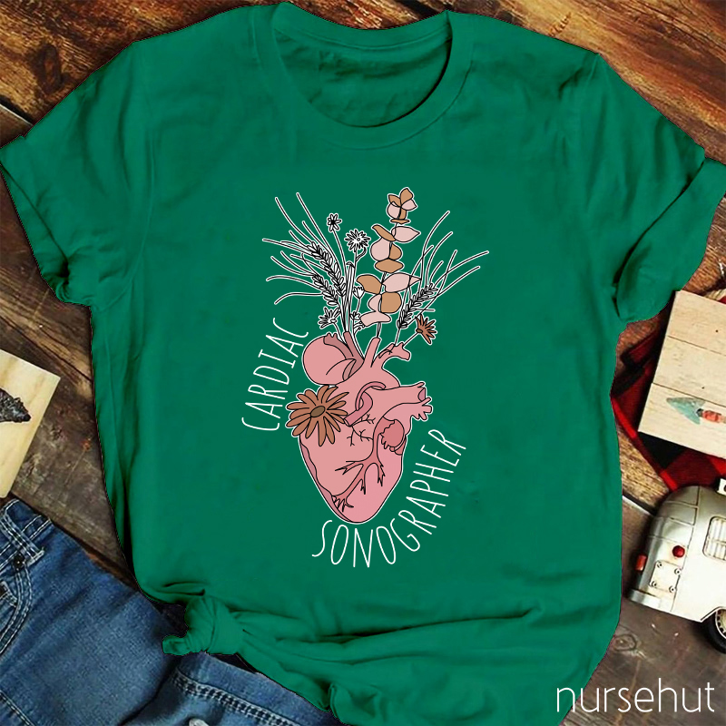 Cardiac Sonographer Nurse T-Shirt