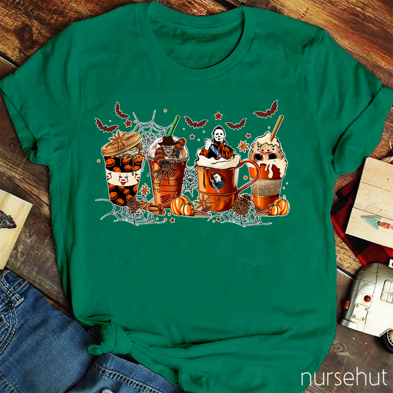 Halloween Drinks Nurse T-Shirt