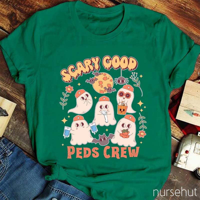 Scary Good Peds Crew Nurse T-Shirt