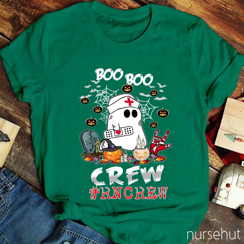 Personalized Boo Crew Nurse T-Shirt