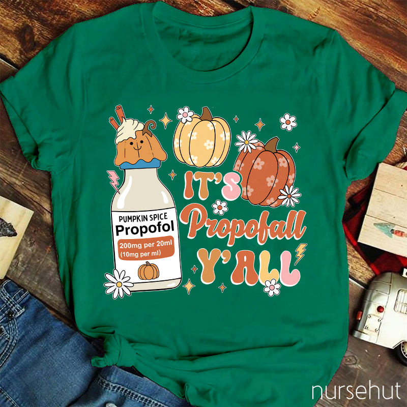 Propofol Halloween Pharmacist  Nurse T-Shirt