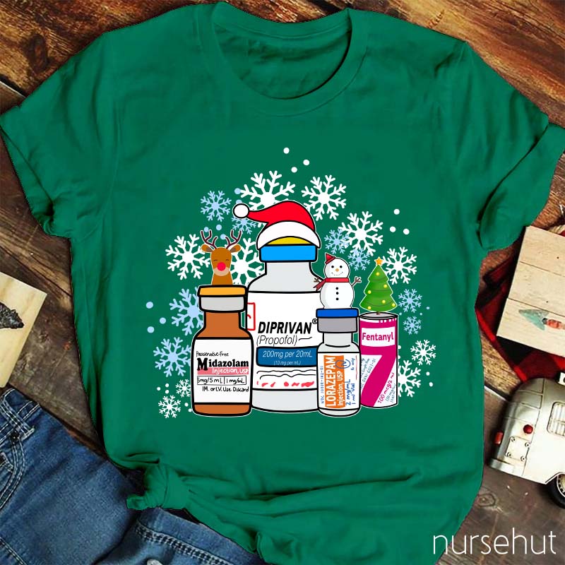 Dream Team Christmas Nurse T-Shirt