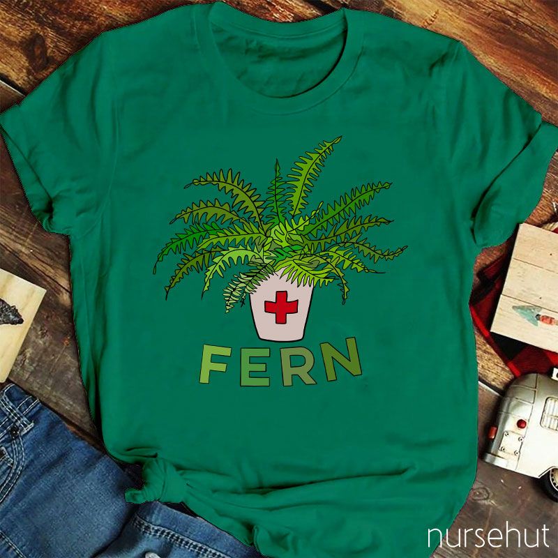 Fern Red Cross Nurse T-Shirt