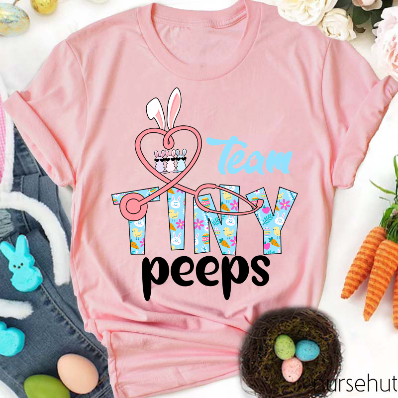 Team Tiny Peeps Nurse T-Shirt