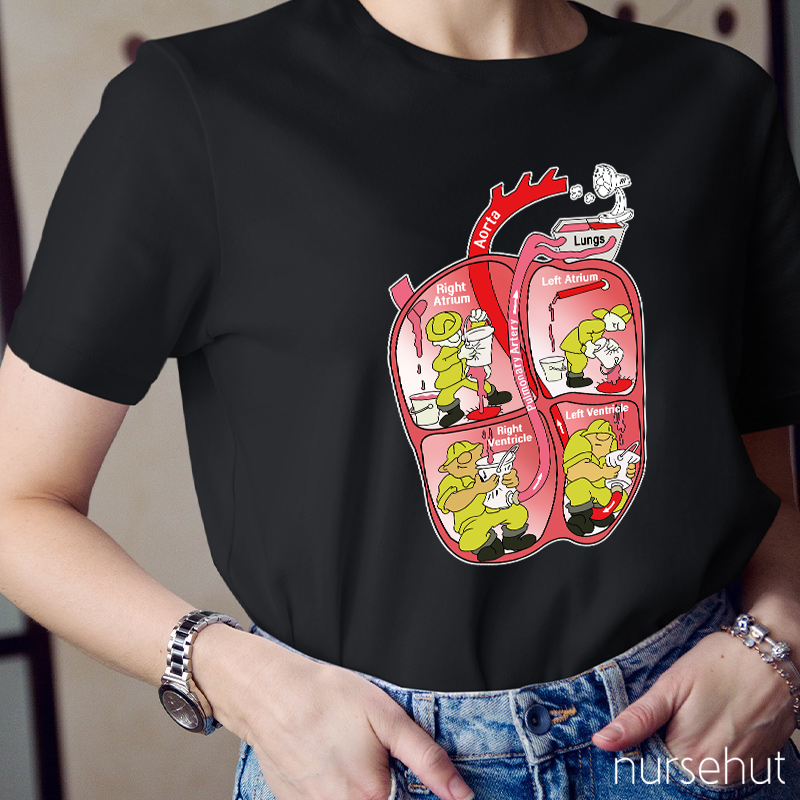 A Hard Working Lung Nurse T-Shirt