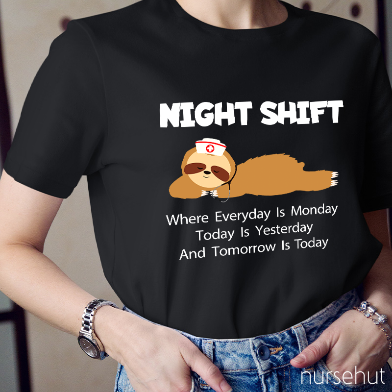 Night Shift Nurse T-shirt