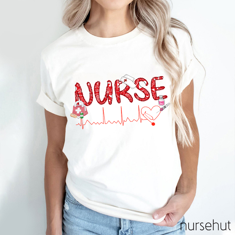 Valentine Nurse Life Nurse T-Shirt