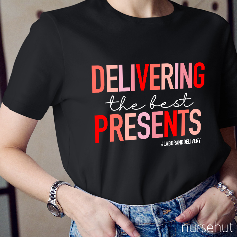 Delivering The Best Presents Nurse T-Shirt