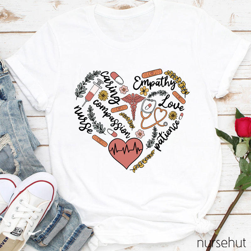 Compassion Caring Empathy Nurse T-Shirt