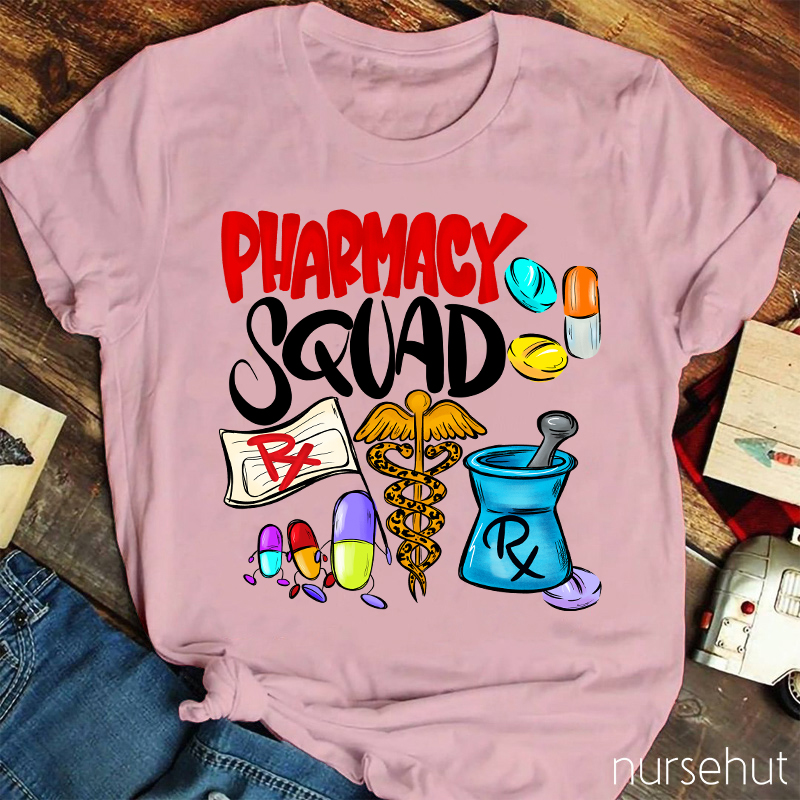 Pharmacy Squad Nurse T-Shirt