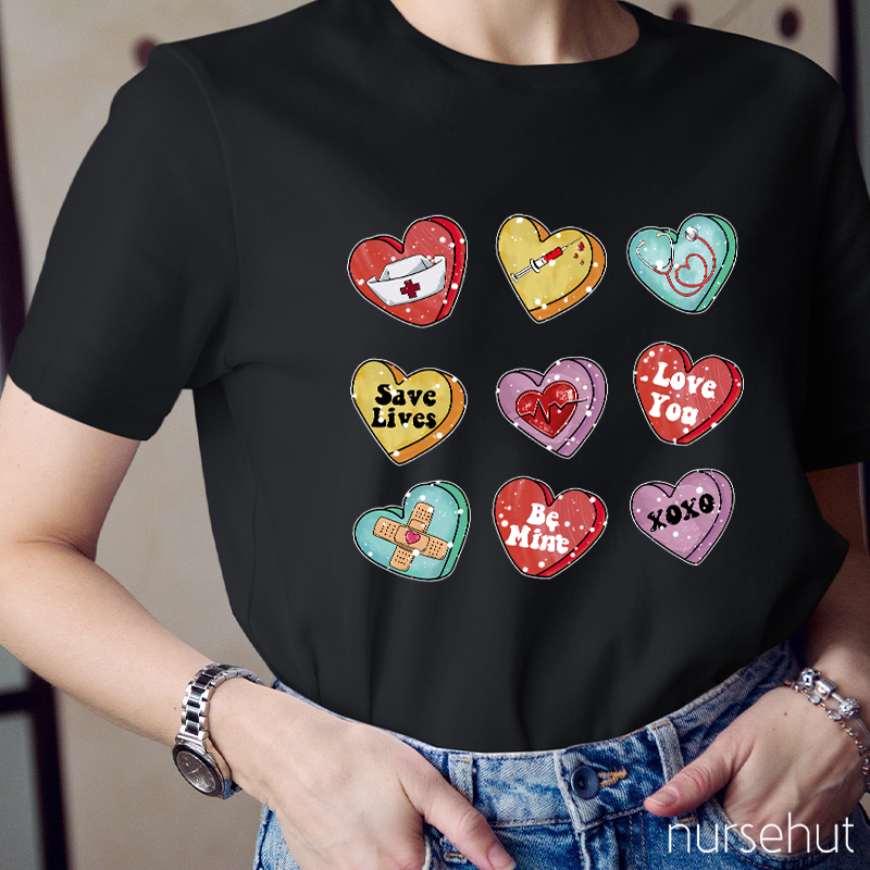 Be Mine Nurse Love You Nurse T-Shirt