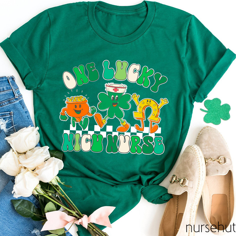 One Lucky NICU Nurse T-Shirt