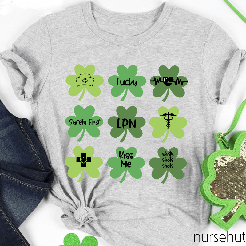 Personalized Safety First Be Lucky Nurse T-Shirt