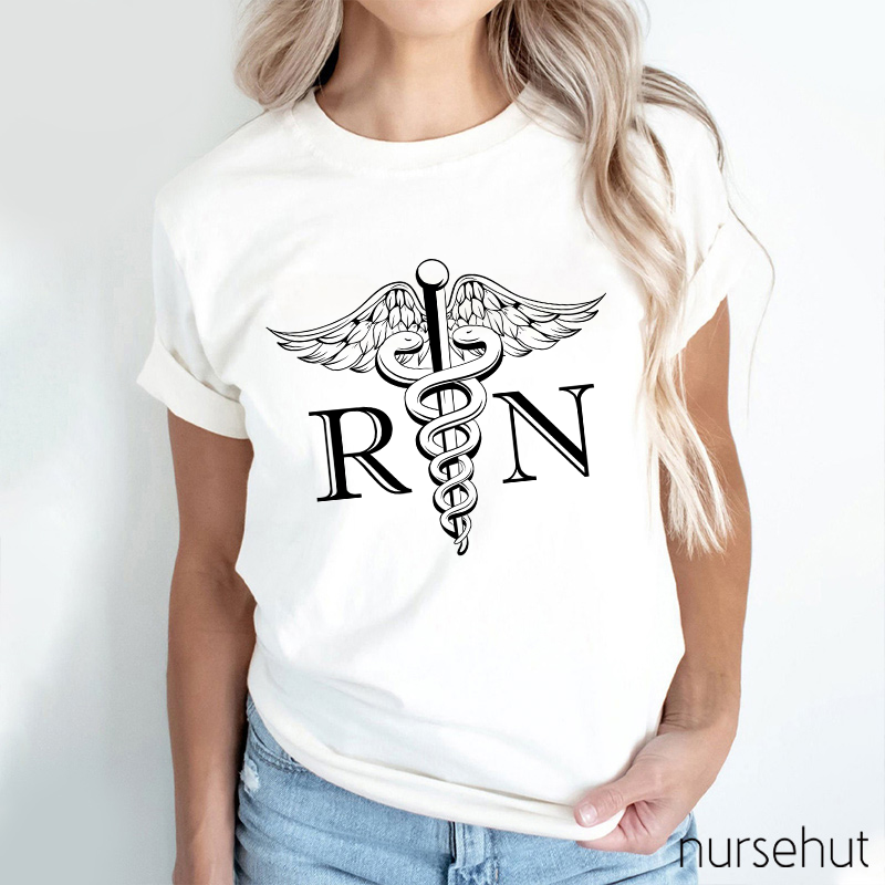 RN Registered Nurse Snake Staff T-Shirt
