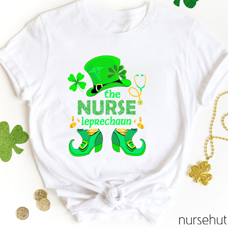 The Nurse Leprechaun Nurse T-Shirt