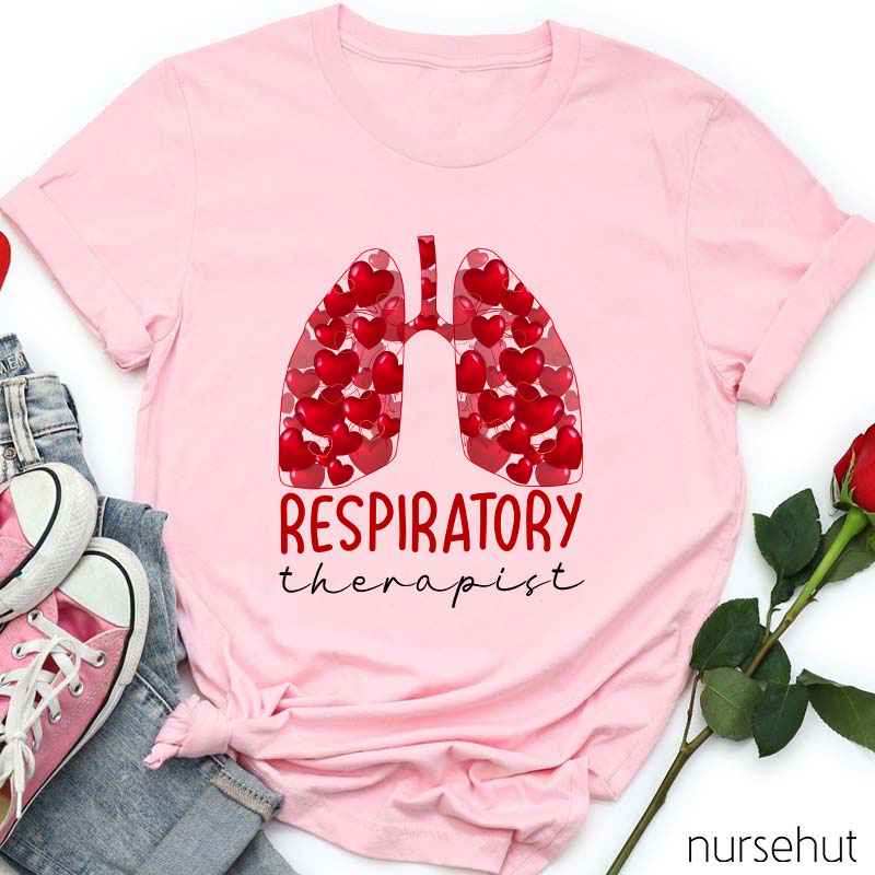 The Lung Full Of Sweethearts Respiratory Therapist Nurse T-Shirt