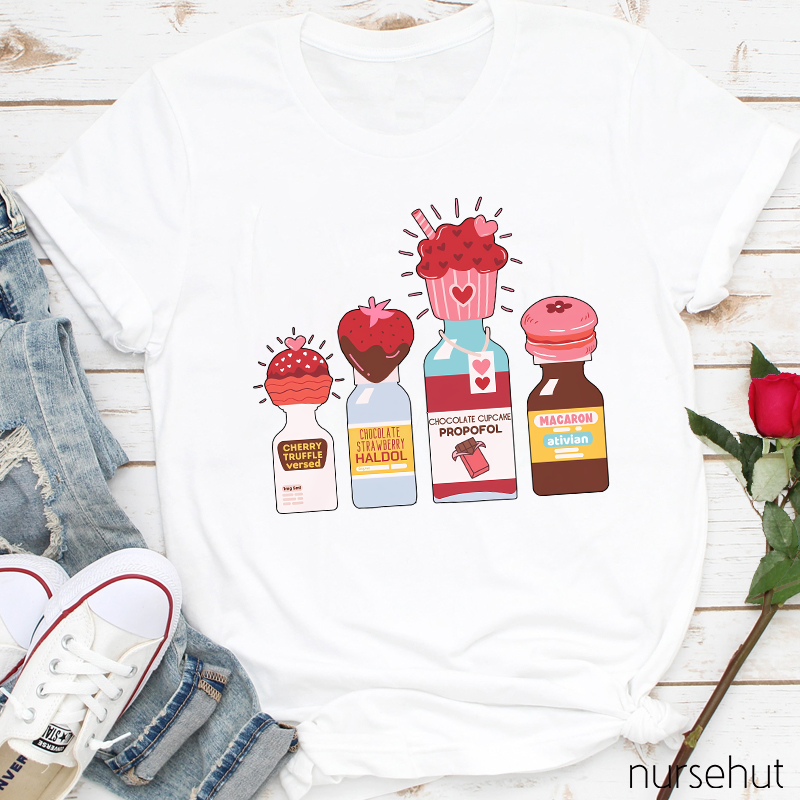 Chocolate Cupcake Propofol Nurse T-Shirt