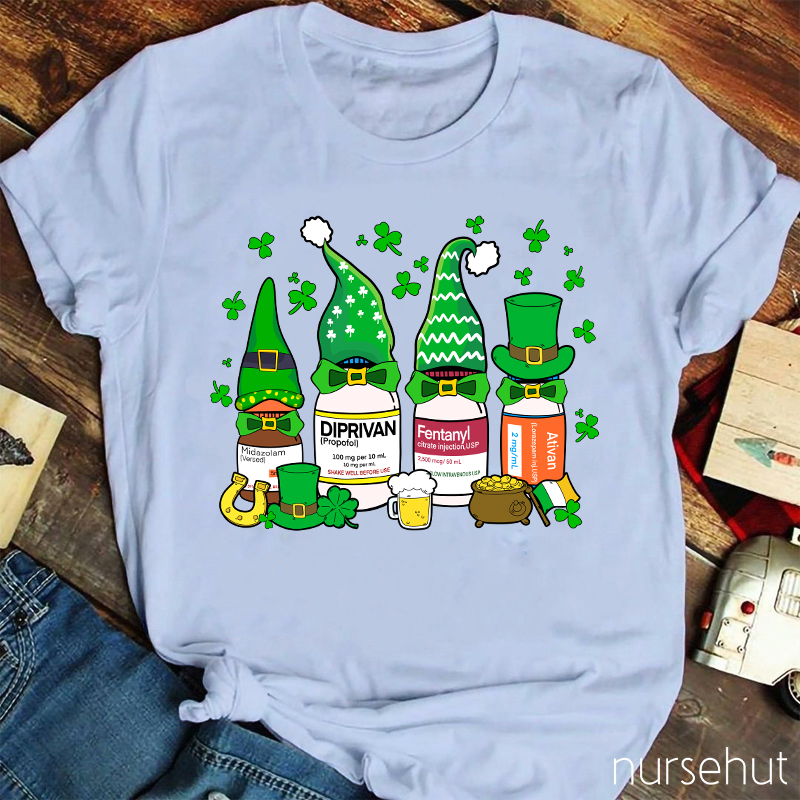 Happy St. Patrick's Day Nurse T-Shirt