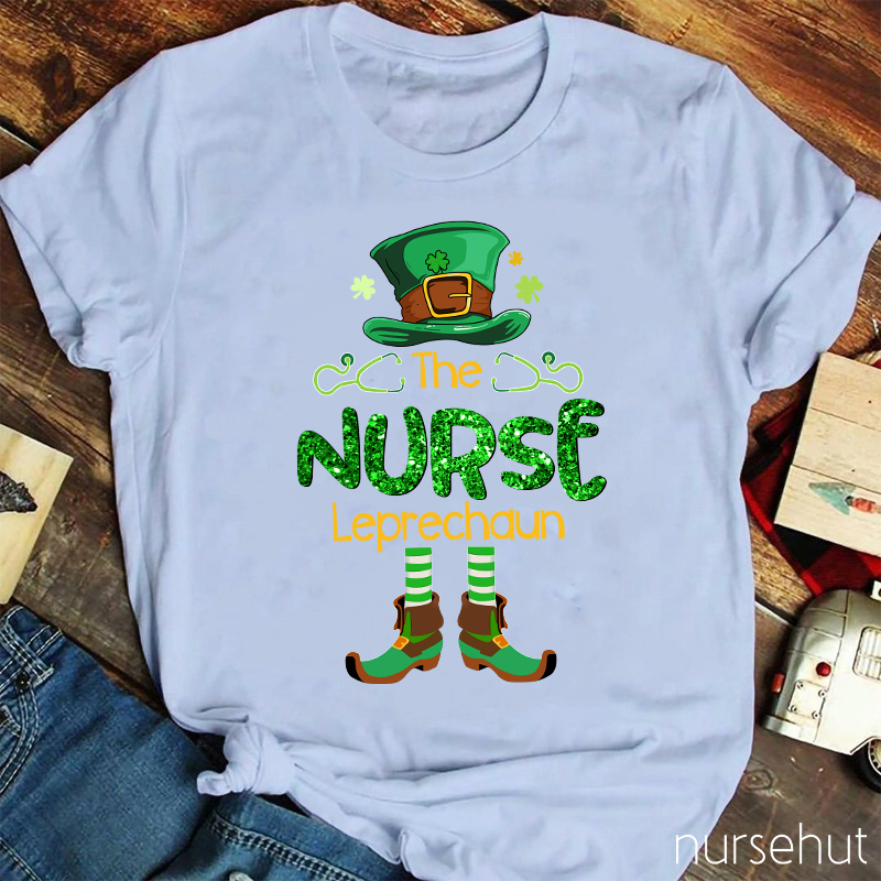 The Nurse Leprechaun Nurse T-Shirt