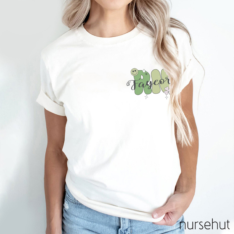 Personalized Department And Name Clovers Nurse T-Shirt