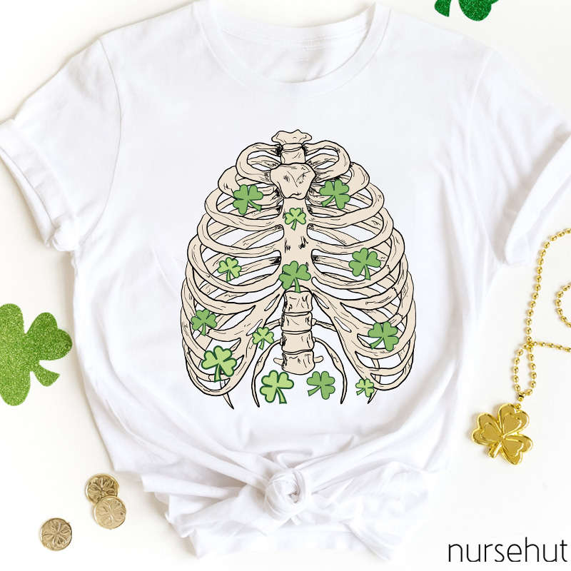 Clover And Ribs Nurse T-Shirt