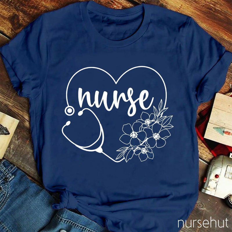 Nurse Stethoscope T-Shirt