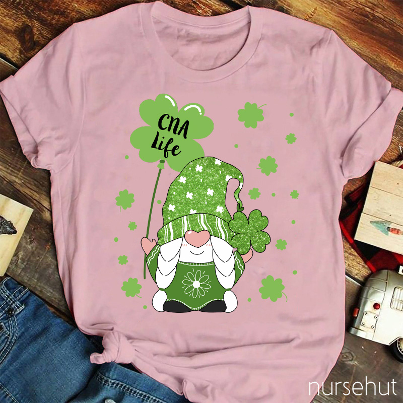 Personalized Lucky Life Nurse T-Shirt