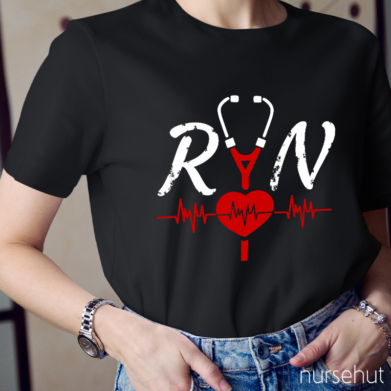 RN Nurse Stethoscope Nurse T-Shirt