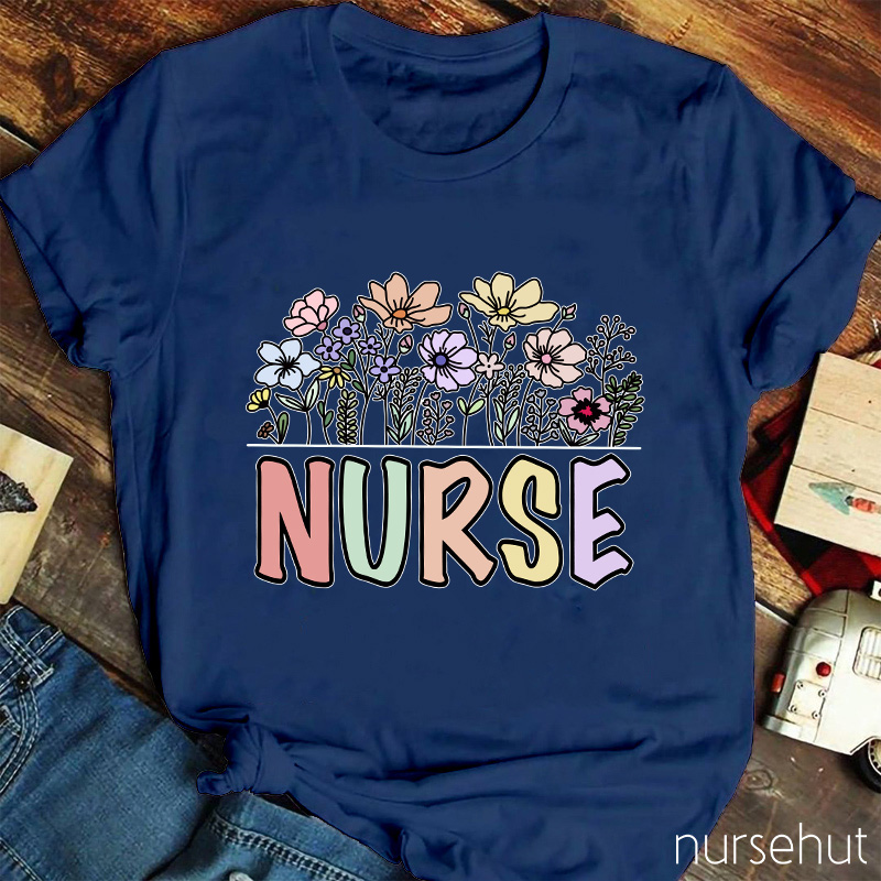 Nurse Flower T-Shirt